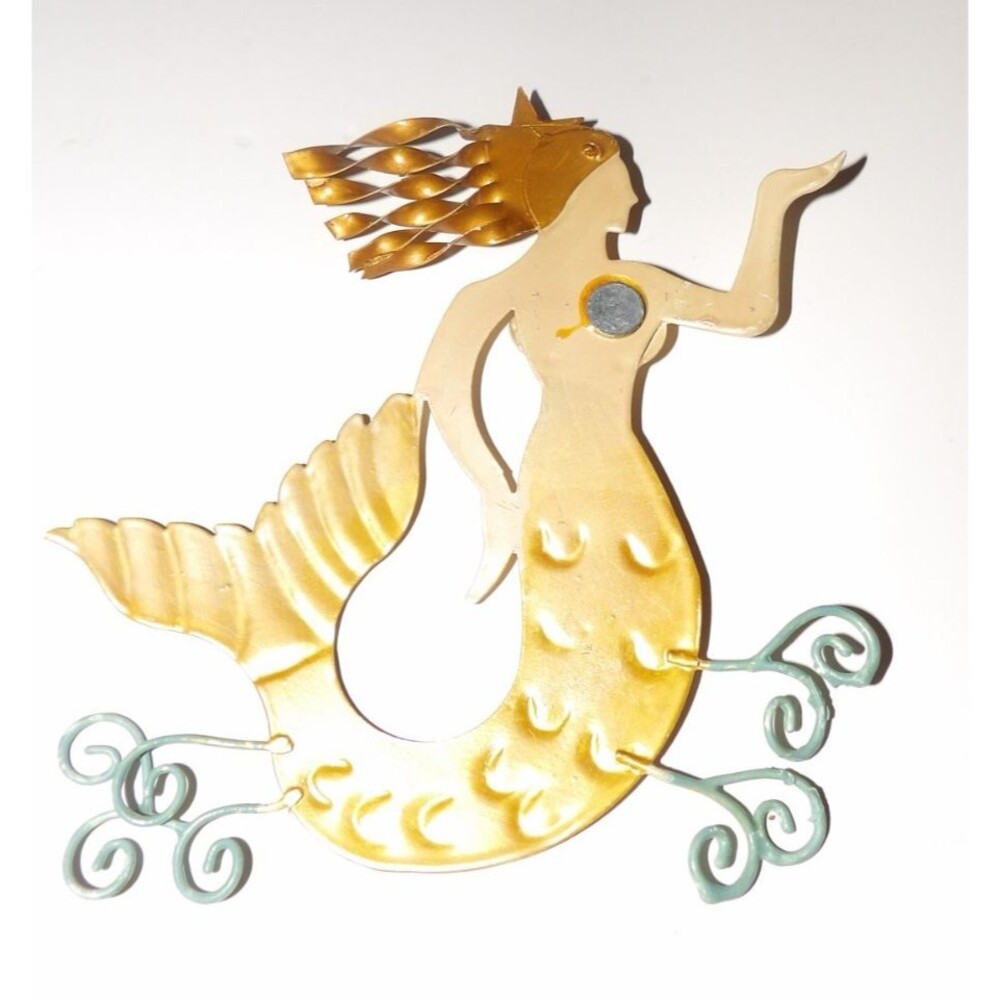 Mermaid Flamingo Palm Tree Metal Refrigertor Magnets. Whimsical Fun Ornament - Picture 13 of 13